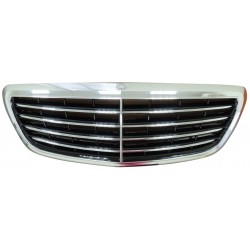 MERCEDES S W222 13  REJILA DELANTERA CROMADO/NEGRO