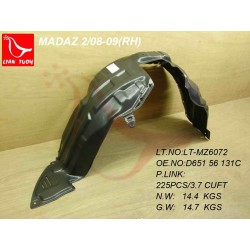 MAZDA 2 07 PASO DE RUEDA DELANTERO DERECHO