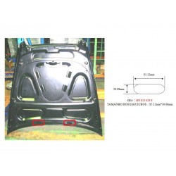 AUDI A6 2004 CAPOT (CHAPA) CON HUECO LAVAPARABRISA MEDIA...