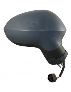 SEAT LEON 09 ESPEJO DERECHO ELECTRICO  IMPRIMADO CONVEXO...