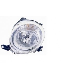 FIAT 500 07- FARO CON REGULACION ELECTRICA BOMBILLA H7...