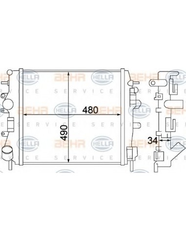 RADIADOR RENALT KANGOO 1.5 DCI 02