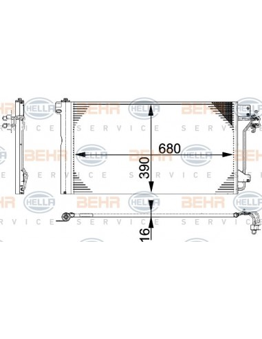 VOLKSWAGEN TRANSPORTER 2003 RADIADOR 8FC351317654