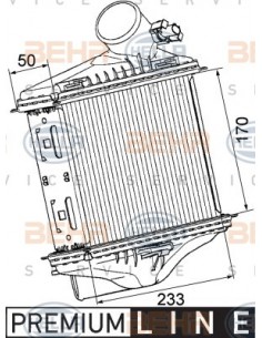 INTERCOOLER MCC SMART FORTWO 0.8 CDI 2007 8ML376746241