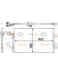 CONDENSADOR VOLVO V50 (MW) 8FC351302571