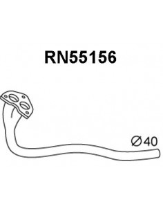 RENAULT 12 L,TL BREAK,68 75 TUBO CENTRO RN55156