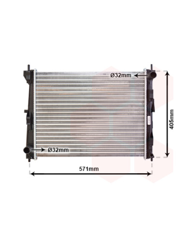 COMPATIBLE CON RADIADOR RENAUL CLIO 1.5 DCI 05...