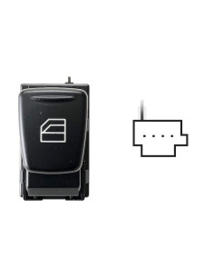 COMPATIBLE CON MCC SMART FORTWO 2007 CRISTAL ESPEJO 4PIN...