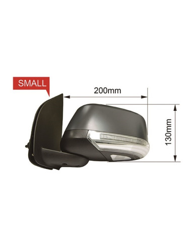COMPATIBLE CON NISSAN NAVARA 07 RETROVISOR...