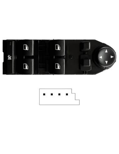 COMPATIBLE CON BMW X3 E83 2003.01 BOTONERA...