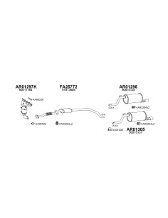 COMPATIBLE CON ALFA MITO 2008.08 KAT