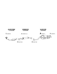 COMPATIBLE CON AUDI A3 1.9 TDI VOLKSWAGEN GOLF 1.9 TDI...