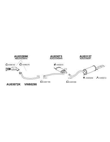 COMPATIBLE CON AUDI A4 A6 SUPERB PASSAT 1.9TDI...