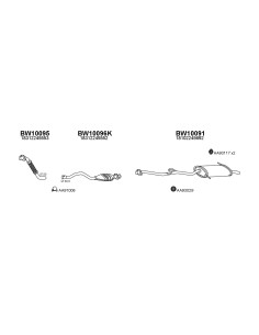 COMPATIBLE CON BMW 318 TDS COMPACT 1.7 KAT 95 SILENCIOSO...