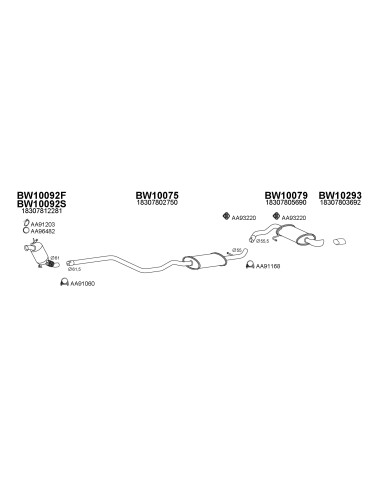 COMPATIBLE CON BMW 120D 318D 320D 520D X1 2.0TD...