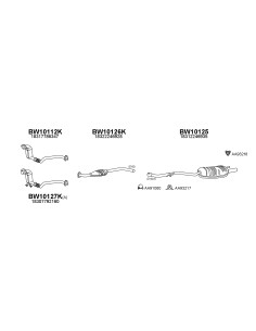 COMPATIBLE CON BMW 318 320 E46 2.0TDI 9803 CATALISADOR