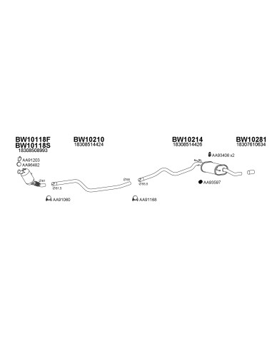 COMPATIBLE CON BMW 114D 116D 118D F20 F21 316D...