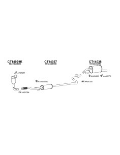CITROEN C3 1.2 07/16 SILENCIOSO TRAS