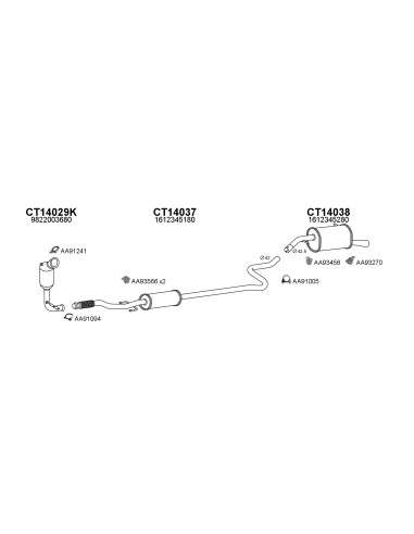 CITROEN C3 1.2 07/16 SILENCIOSO TRAS