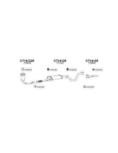 COMPATIBLE CON CITROEN NEMO FIORINO BIPPER 1.4...