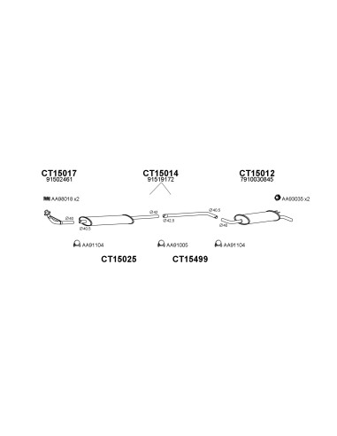 COMPATIBLE CON CITROEN VISA II SUPER E...