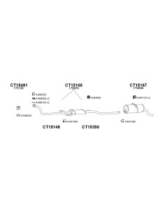 COMPATIBLE CON CITROEN BERLINGO D 1.8 1.9 7 96 S. FRONTAL