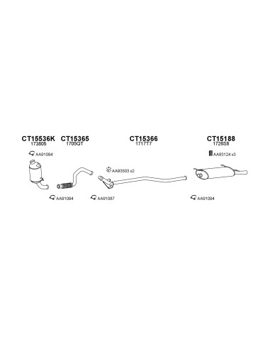 COMPATIBLE CON CITROEN XSARA 2.0HDI 1.9TD 97...