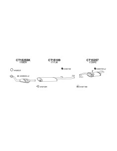 COMPATIBLE CON CITROEN JUMPY SCUDO 1.9 2.0 96 SILENCIOSO...