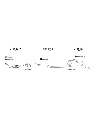COMPATIBLE CON CITROEN 306 BERLINGO PARTNER...