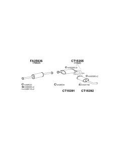COMPATIBLE CON CITROEN JUMPER FIAT DUCATO SILENCIOSO TRASERO
