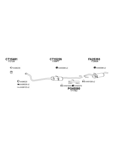 COMPATIBLE CON FIAT SCUDO JUMPY 1.9D 96...