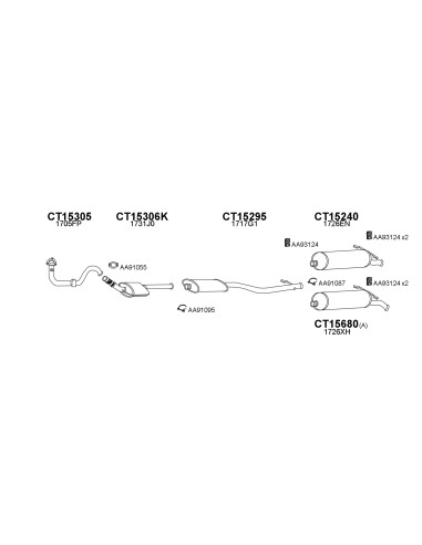 COMPATIBLE CON CITROEN XSARA PICASSO 1.6I 8V 99...