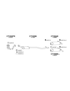 COMPATIBLE CON CITROEN XSARA PICASSO 1.6I 8V 99 CAT