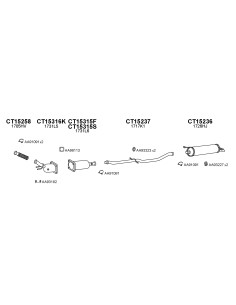 COMPATIBLE CON CITROEN C5 2.2HDI 0004 DPF