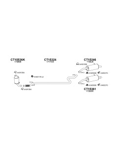 COMPATIBLE CON CITROEN C2 1.4 HDI KAT 02 TUBO INT