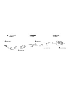 COMPATIBLE CON CITROEN C8 ULYSSE PHEDRA 02 SILENCIOSO...
