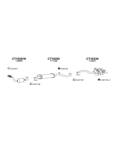 COMPATIBLE CON CITROEN C8 ULYSSE PHEDRA 02...