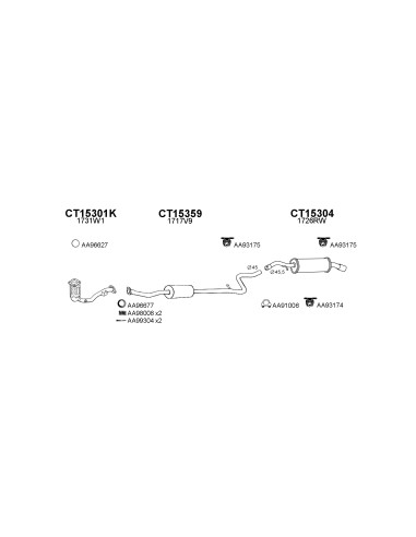 COMPATIBLE CON CITROEN C2 1007 1.6i...