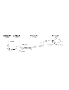 COMPATIBLE CON CITROEN C4 XSARA 307 407 1.6HDI 0407 CAT