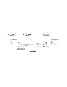 COMPATIBLE CON CITROEN C15 1.8D 8V 9501 CAT