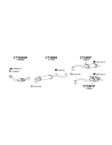 COMPATIBLE CON CITROEN C8 JUMPY SCUDO ULYSSE II...