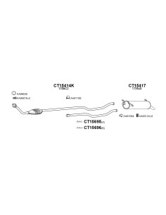 COMPATIBLE CON CITROEN XANTIA 1.9TD 8V 2.0HDI 8V 9500 CAT
