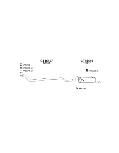 COMPATIBLE CON CITROEN XANTIA 1.9 2.0TD HDI 95...