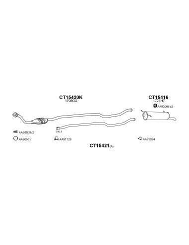 COMPATIBLE CON CITROEN XANTIA 2.0HDI 9901 TUBO...