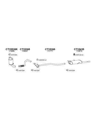 COMPATIBLE CON CITROEN XSARA 1.9 2.0 HDI BREAK...
