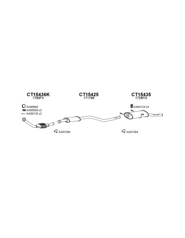 COMPATIBLE CON CITROEN XSARA 2.0HDI 8V 9900 CAT