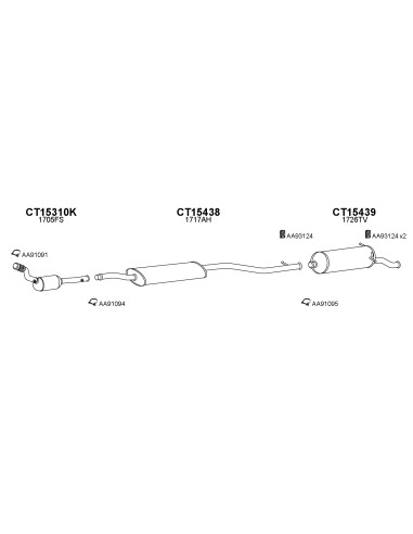 COMPATIBLE CON CITROEN XSARA PICASSO 1.8 16V 99...