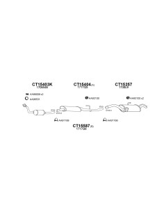 COMPATIBLE CON CITROEN JUMPY SCUDO 99 SILENCIOSO FRONTAL