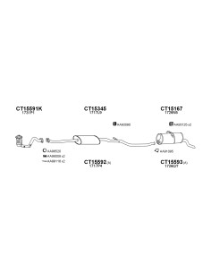 COMPATIBLE CON CITROEN BERLINGO 1.4I 99 S.FRONTAL