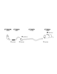 COMPATIBLE CON CITROEN BERLINGO PARTNER RANCH 1.6 CAT